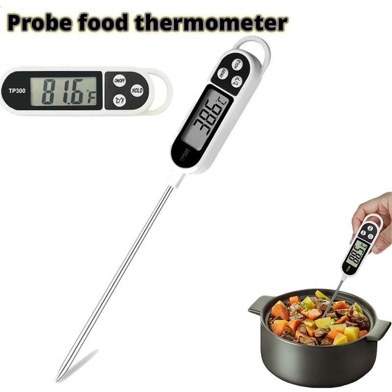 1PCS Food Thermometer TP300 Digital Kitchen Thermometer for Meat Cooking Food Probe BBQ Electronic Oven Kitchen Tools Portable