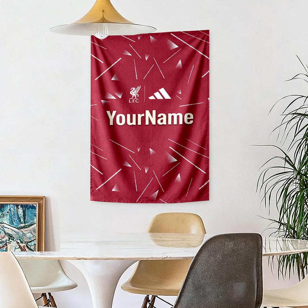 Liverpool Custom Your Name Wall Decor Tapestry Art For Pet Memorial Birthdaywedding Party Backdrop Family Gift