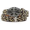 New Gothic Leopard Print Plush Belt Spring and Summer Retro Evergrande Shibuya Hot Girl American Wide Belt
