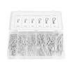 150PCS High Strength Cotter Pin Assortment Kit Retaining Pin Clip R Clip Retaining Pins  Dolly Pins