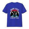 Class of 2025 Retro Gaming Graduation T Shirt Game Over Geeky Graduate Vintage Gamer Funny vintage Washed Versatile Breathable
