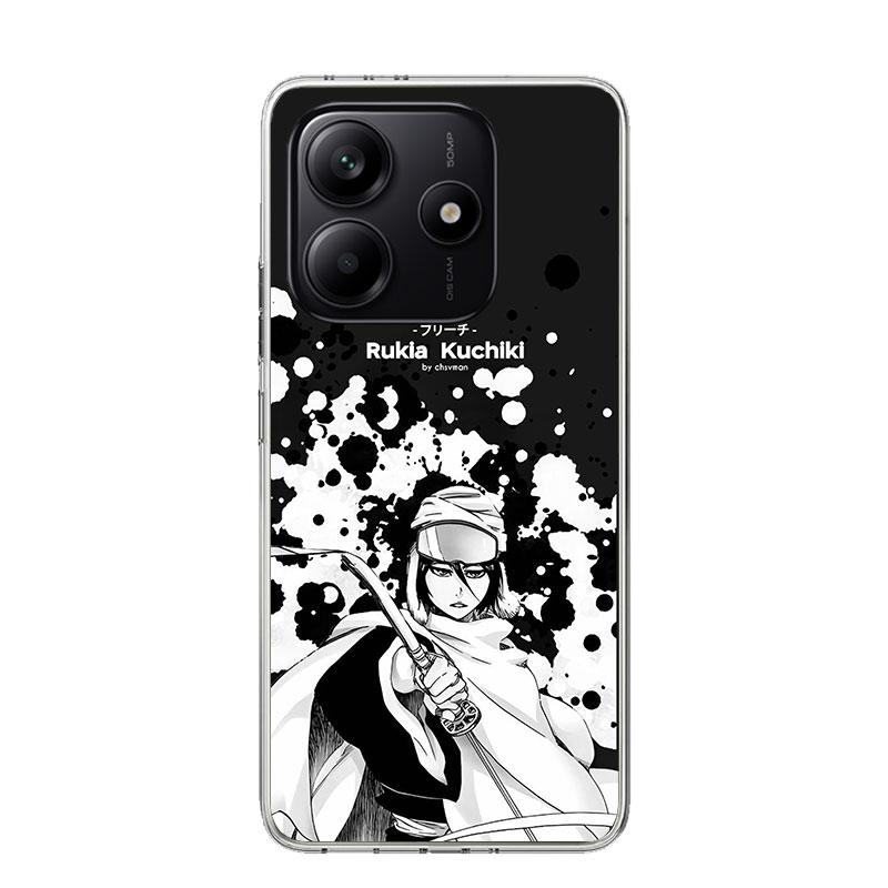 Bleach Kuchiki Rukia Phone Case For Xiaomi Redmi Note 13 14 15 Pro Plus 12S 12 14S 11S 11E 10 10S 11 11T 5G 4G Cover Coque Redmi