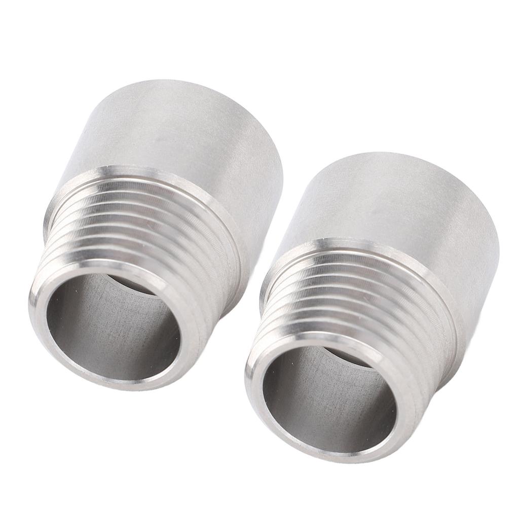 Pair of 1 2 Inch NPT Male To 1 2 Inch NPT Female Pipe Fitting Stainless Steel Pipe Fitting Adapter Coupler