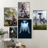 1pc Horizon Zero Dawn Game Self-adhesive Art Poster Waterproof Paper Sticker Coffee House Bar Room Wall Decor