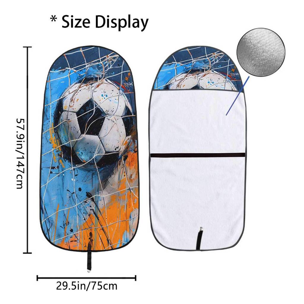 Universal Car Seat Towel Cover - All-Season Protector for Gym & Workout