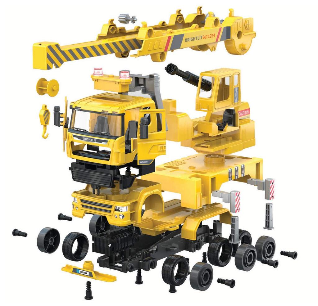 Doyusha 1/24 Quick Plamo 2 Автокран Предварительно окрашенная пластиковая модель