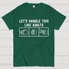 Rock Paper Scissors Cotton Summer Casual Cool Loose T-Shirt