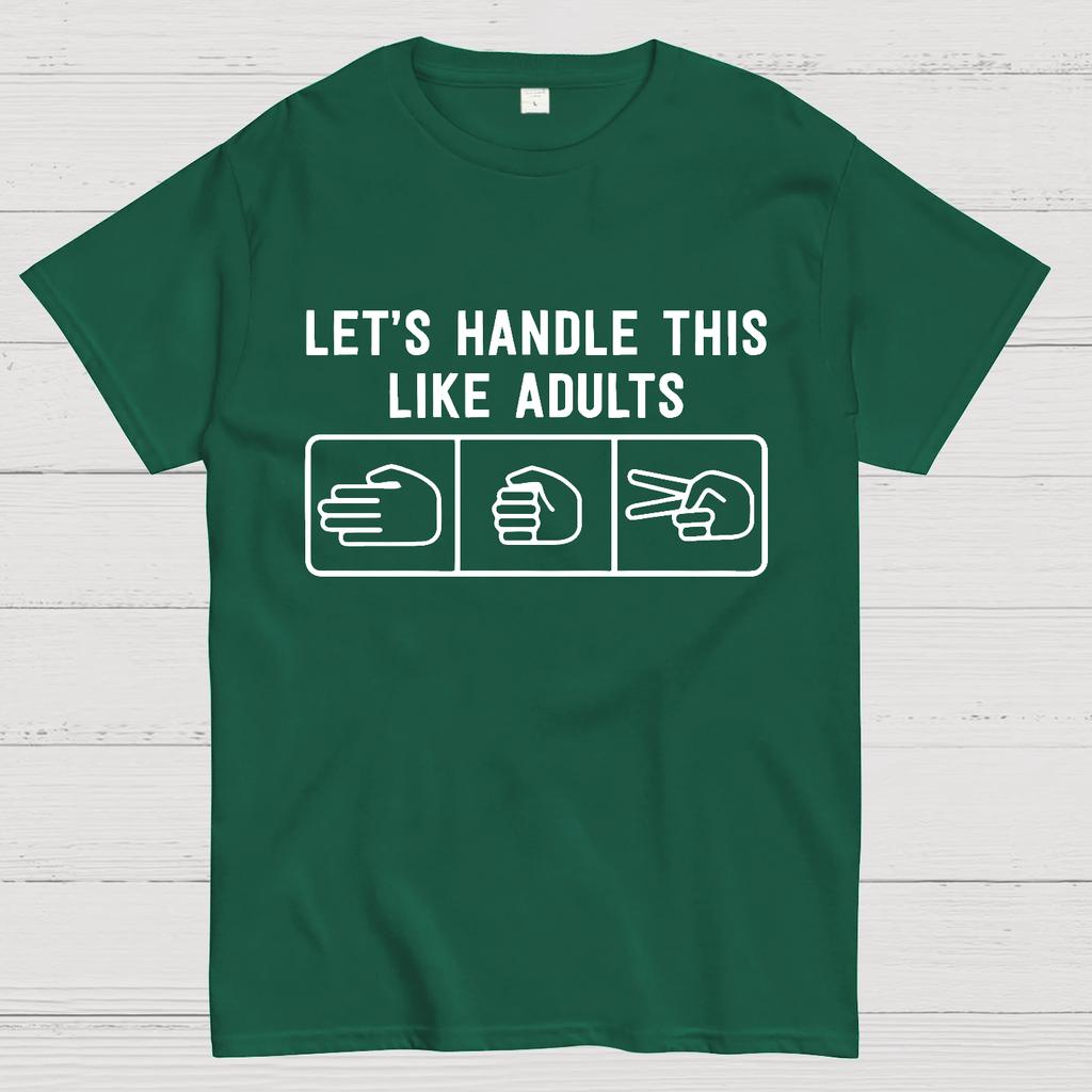 Rock Paper Scissors Cotton Summer Casual Cool Loose T-Shirt