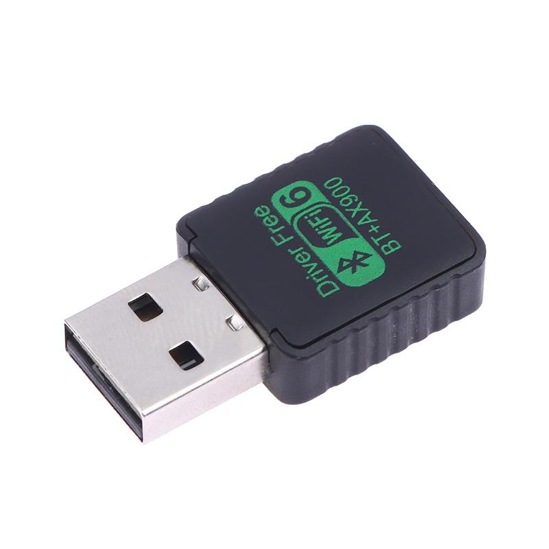 Ax900 Driver Free Dual Band 2.4/5Ghz Wireless Network Card Wifi6 Bluetooth 5.4 Adapter Dual Band Signal Reception Dongle