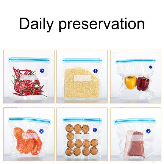 Yousheng 10Pcs Reusable Vacuum Seal Bags Food Grade BPA Free Leak Resistant Portable Easy To Use Vacuum Storage Bags