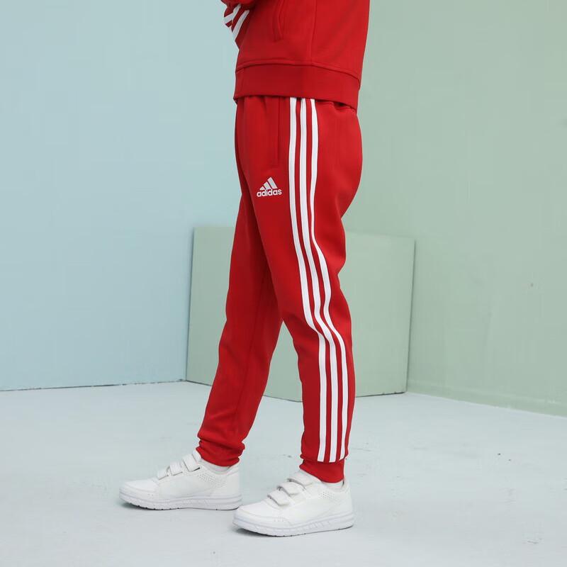 adidas Детские ветрозащитные спортивные брюки с манжетами