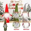 3 Pack Christmas Wine Bottle Caps, 3 Color Wine Bottle Decorations Santa Bottle Bags with Drawstring Christmas Party Decoration (27 x 13 cm)