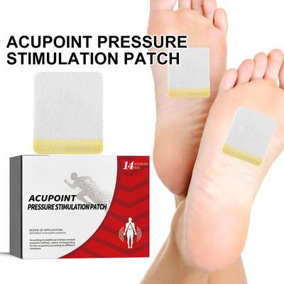 Стикер акупунктурной точки Сяо, 14 шт. травяной пластырь от диабета, Тан Сяо, стимуляция давления акупунктурной точки Хуатансяо