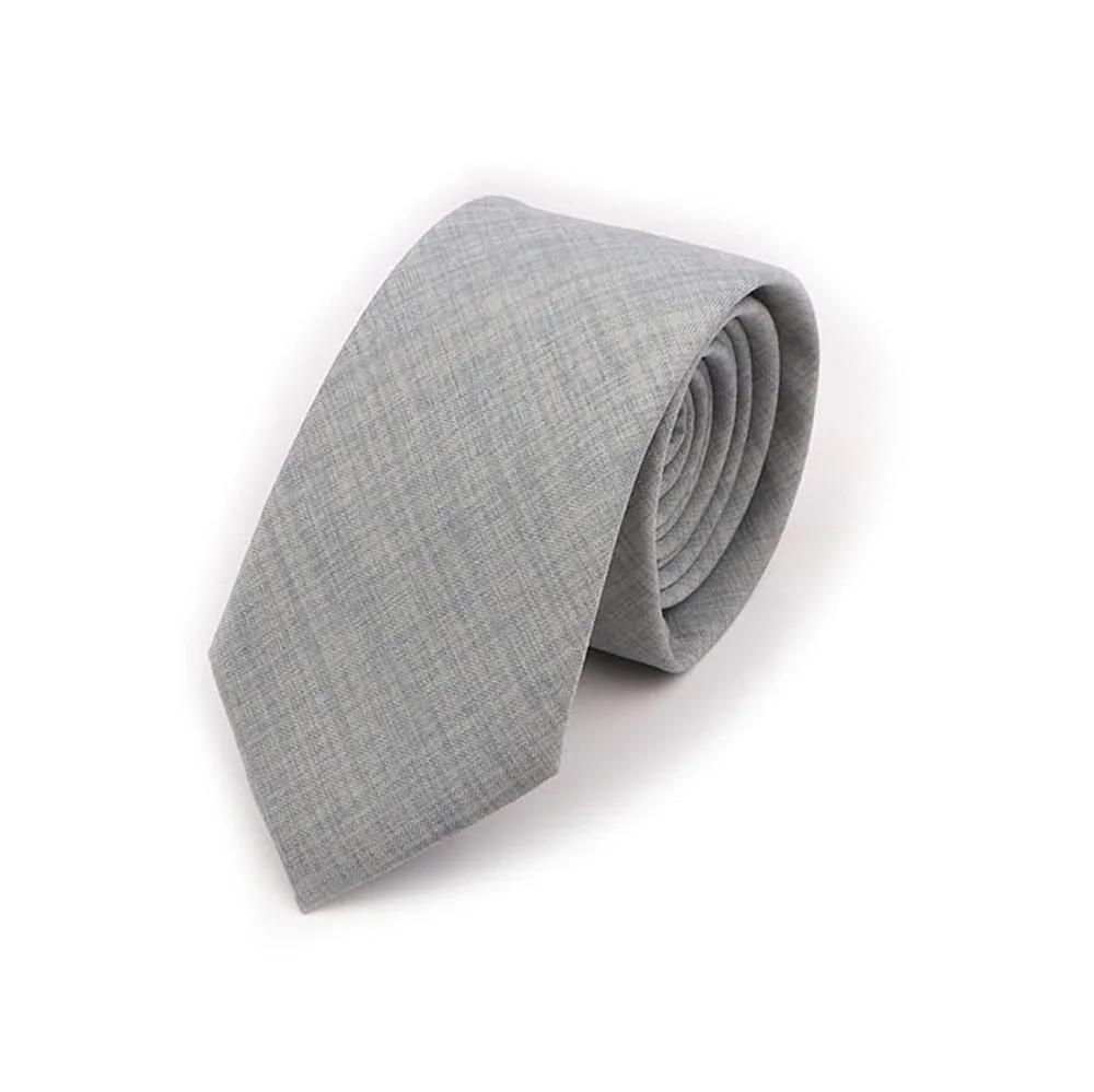 Solid Handmade Tie Color Cotton Ties Men Necktie Narrow Pink Sage Green Casual Tie Wedding