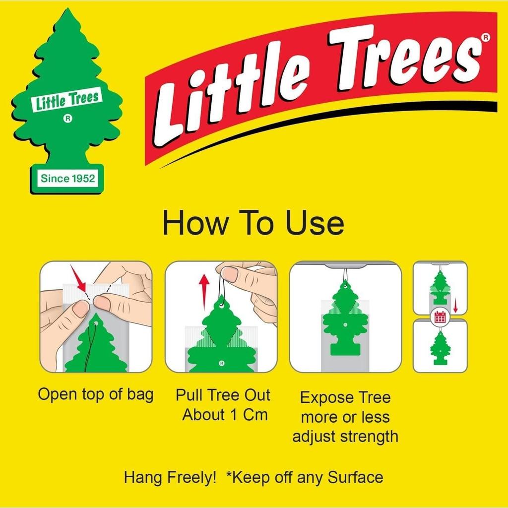 Little Trees (Персиково-имбирный шприц) Подвесной освежитель воздуха для автомобиля и комнаты
