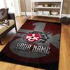 Cross Symbol Custom Name Carpet Rug For Living Room Bedroom Home Sofa Decoration Kids Play Nonslip Floor Mat