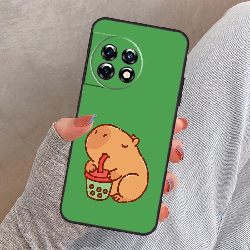 Милый Мультяшный Чехол Капибара для OnePlus Nord 4 3 CE 2 Lite N20 N10 N30 OnePlus 8T 10T 13 13R 12 12R 11 10 Pro