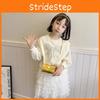 Stylish Mini Pu Shoulder Bag For Kids Fashionable Solid Color Crossbody Bag