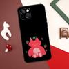 Чехол Cottagecore Fruit Strawberry Frog для iPhone X XR XS Max 12 13 Mini 7 8 Plus SE 2020 11 12 13 14 15 Pro Max задняя крышка
