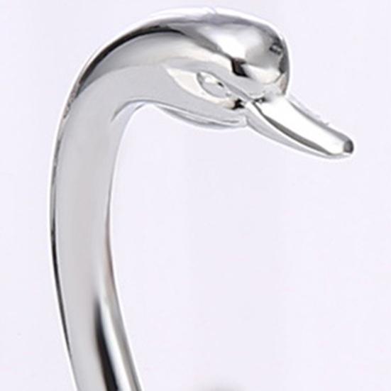 Talos 1/7 шт. из нержавеющей стали в форме лебедя, держатель для хранения посуды, вилка, ложка, столовые приборы