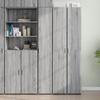 VidaXL Highboard Sonoma Grey 30x42.5x185 Cm Engineered Wood, Sideboard, Storage Cabinet, Side Panel, Cabinet, 3281397