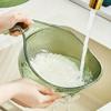 1Pc Multifunctional Drain Basket Drain Bowl Household Sink Vegetable Basin Kitchen Rice Washing Colander Fruit Plate