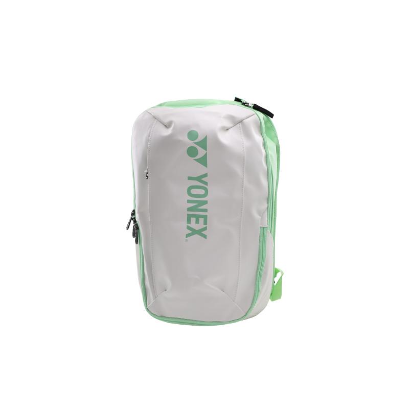 YONEX Fabric+Artificial Leather Backpack Regular Unisex Light Purple/Beige Black/Black Lime Green/Blue Gray/White Green BA82412CR