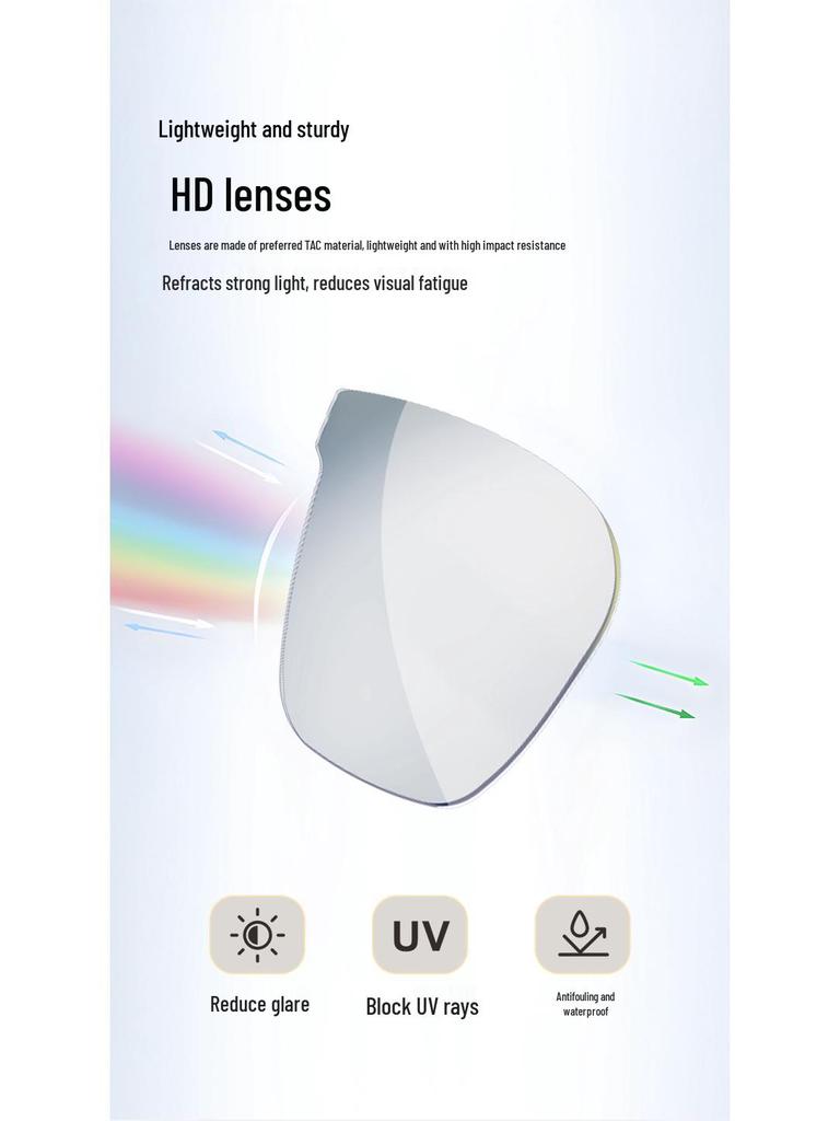 Умные Bluetooth-очки с ИИ: Беспроводные наушники с переводом в реальном времени на 100+ языков, воспроизведением музыки и функцией звонков.