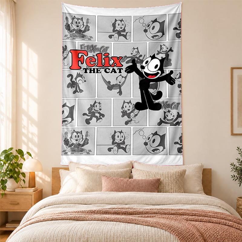 Felix the Cat Tapestry highquality for decorating living room bedroom dorm walls ideal as bedroom wallart orholiday gift
