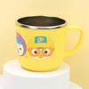 Нескользящая чашка из нержавеющей стали Pororo для дома и детей для пикника, чашка для воды для детского сада, чашка для чистки зубов, чашка для младенцев, детская чашка, 1 шт.