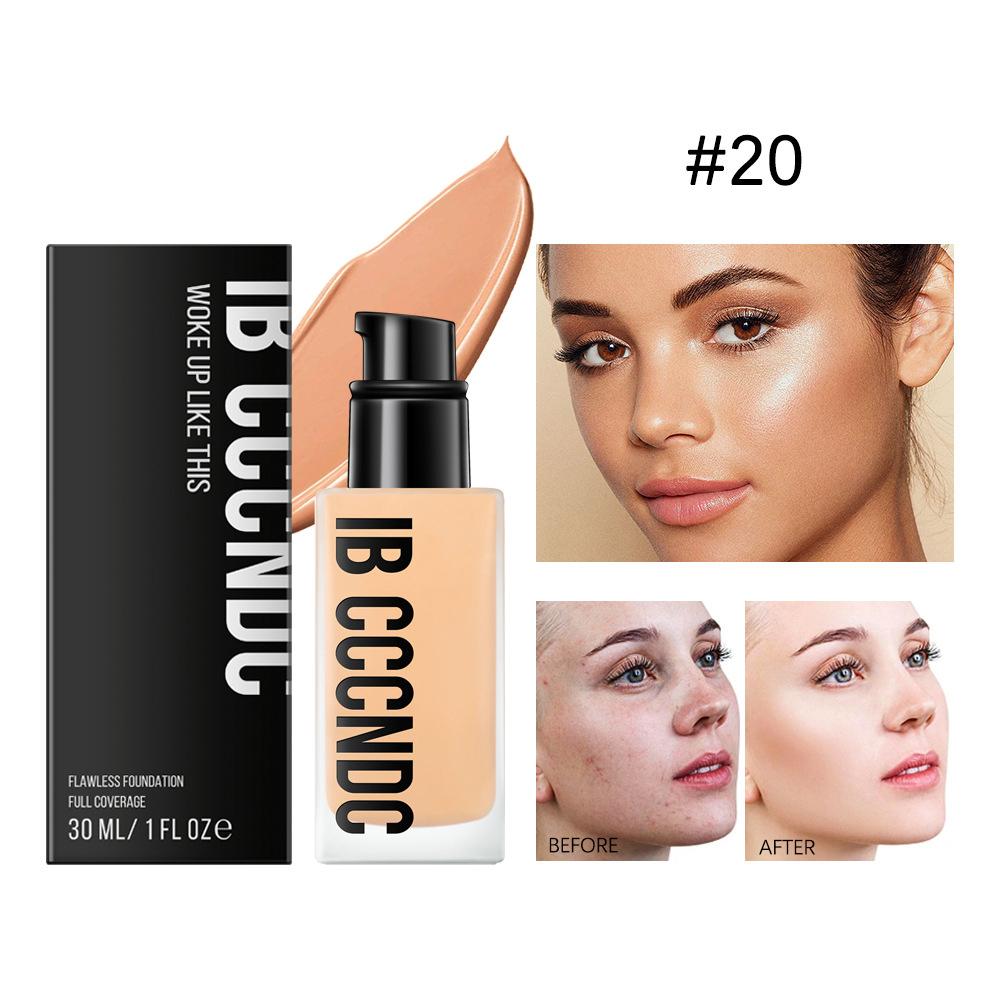 Безупречная жидкая основа Натуральный стойкий консилер Жидкая основа Прозрачная водостойкая и невыцветающая жидкая основа
