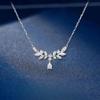 .Laurel Goddess Necklace for Women Ins Fashion Trend Niche Design High-end Temperament Exquisite Fairy Clavicle Chain