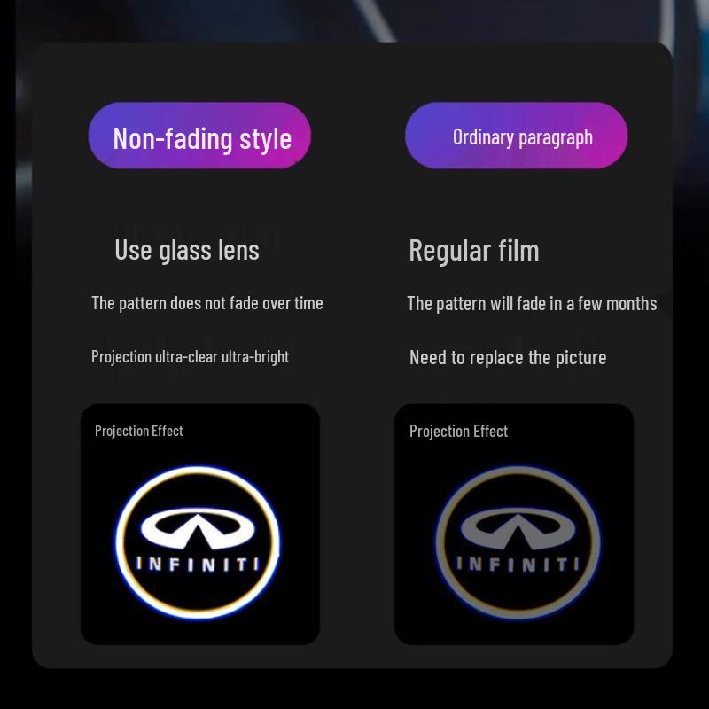 Infiniti FX GM EX QX Индивидуальные приветственные и лазерные проекционные огни на двери