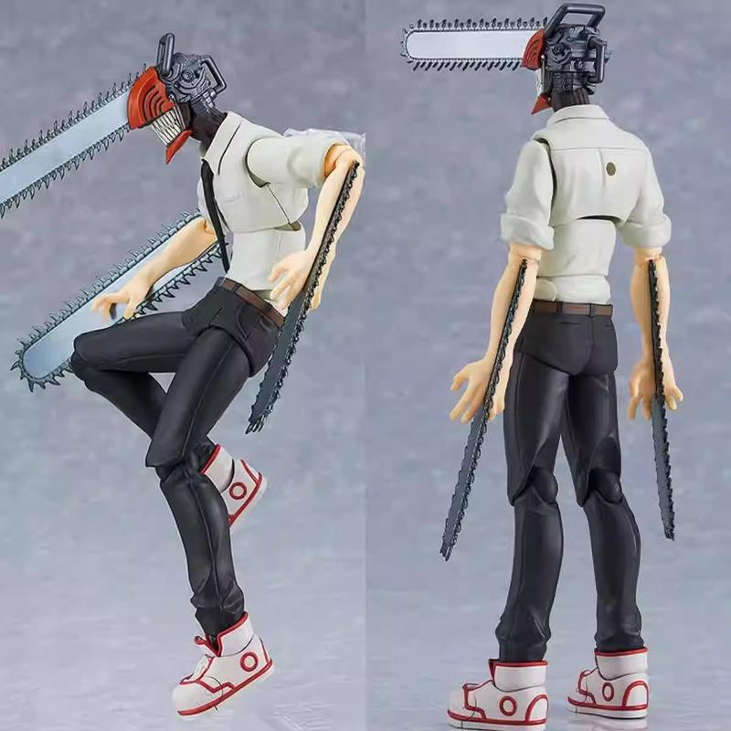 Фигурка Figma 586 Человек-бензопила Аниме Фигурки Дендзи Фигурка Действия Почита Игрушки Для Подарков Коллекция Дисплей