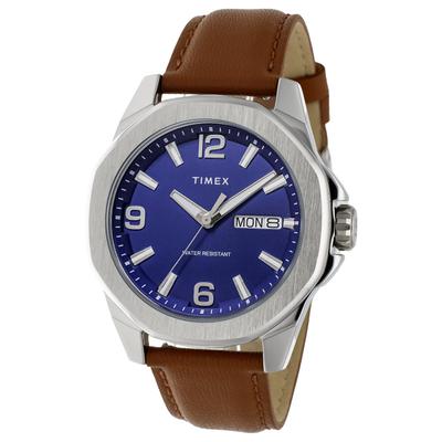 Часы TIMEX Trend, Кварцевый механизм, Водонепроницаемые, Минеральное стекло, Циферблат темно-синего цвета, TW2W92800, Унисекс [Оригинал]
