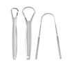 Stainless Steel Tongue Scraper Tongue Cleaner Tongue Scrapers Brushes for Removing Bad Breath Oral Removal Kit