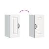 Kitchen Wall Mounted Cabinet Kalmar White Particleboard