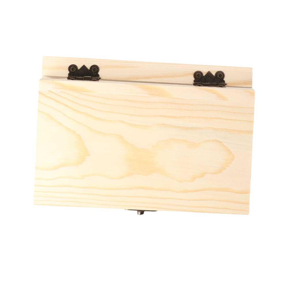 Tea Boxes Gift with Lid Wooden Storage Box Jewelry Box Decorative Trinket Case Clamshell Box