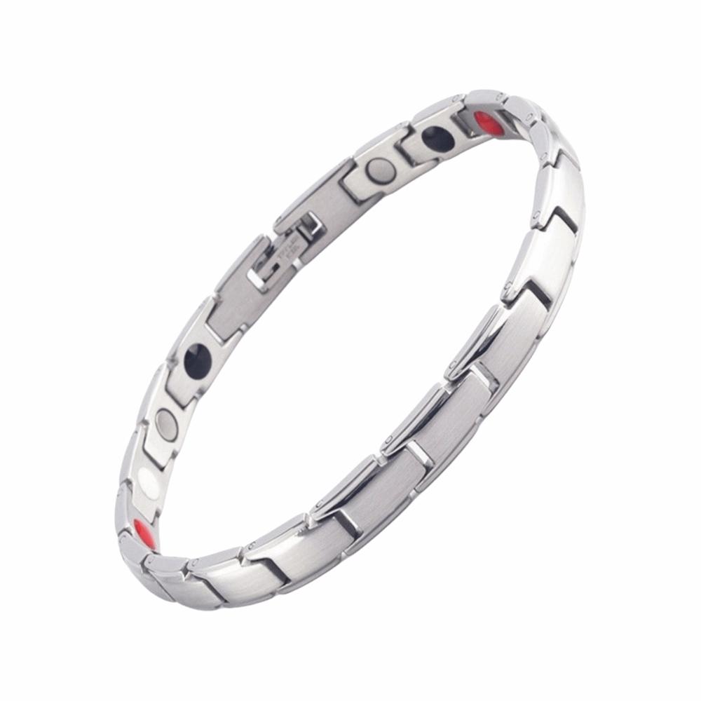 Stainless Steel Stainless Steel Bracelet Retro Magnetic Link Chain Magnet Couple Bracelets  Home