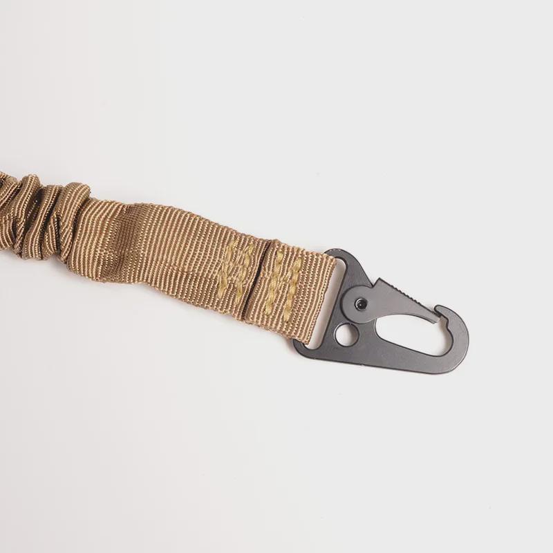 Black Tactical Nylon Double Point Gun Strap - Outdoor Combat & Training Crossbody Belt