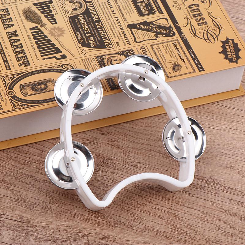 Детский сад Ручной тамбурин Металлические колокольчики Пластиковый погремушка Мяч Перкуссия Ktv Вечеринка Детская игра Игрушка Музыкальный инструмент