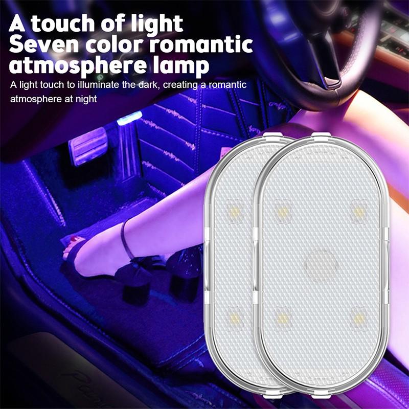 USB Charging Car Bedroom Night Light Bulb Car Interior Lights Indoor Car Lighting Ceiling Lamp Night Touch Light