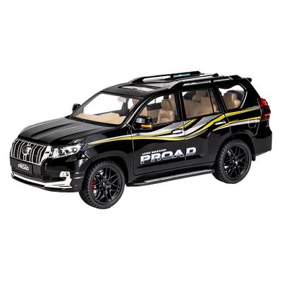 Масштаб 1/18 Toyota PRADO Большой Внедорожник Автомобиль Сплав Литой Металл Модель Автомобиля Бутиковая Коллекция Хобби Украшение Подарок для Друга