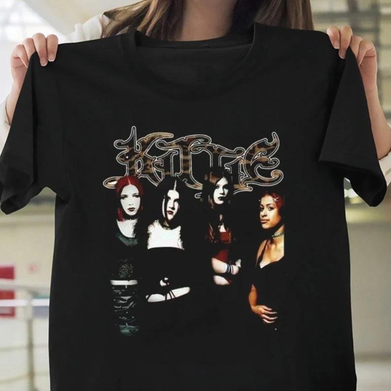 Spit Kittie Band Унисекс Черная Футболка S-5XL Q4758