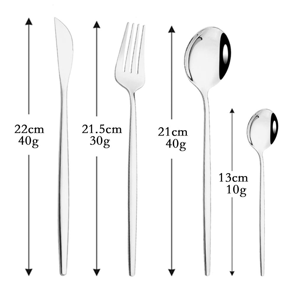 Зеркальный набор столовых приборов из розового золота из нержавеющей стали для дома, обеденный набор для вечеринки, вилка, ложка, десертный нож, кухонный набор столовой посуды для обеденного стола