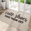 Винтажный Орнаментированный Нескользящий Коврик для Прихожей Долговечный Декоративный Ковер для Входной Зоны Дома Гостиной