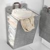 New Household Portable Foldable Laundry Basket Multi-functional Home Storage Wall Hanging Laundry Basket Sundries Storage Tools