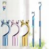  Portable Stainl Steel Retractable Clothes Drng Fork Rod Wardrobe Lage Stand Drip Stand Cact Storage Organizer