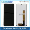 Полная сборка LCD-экрана и сенсорного стекла для Alcatel 1S 2020 OT5028 5028Y 5028D 5028A Без рамки