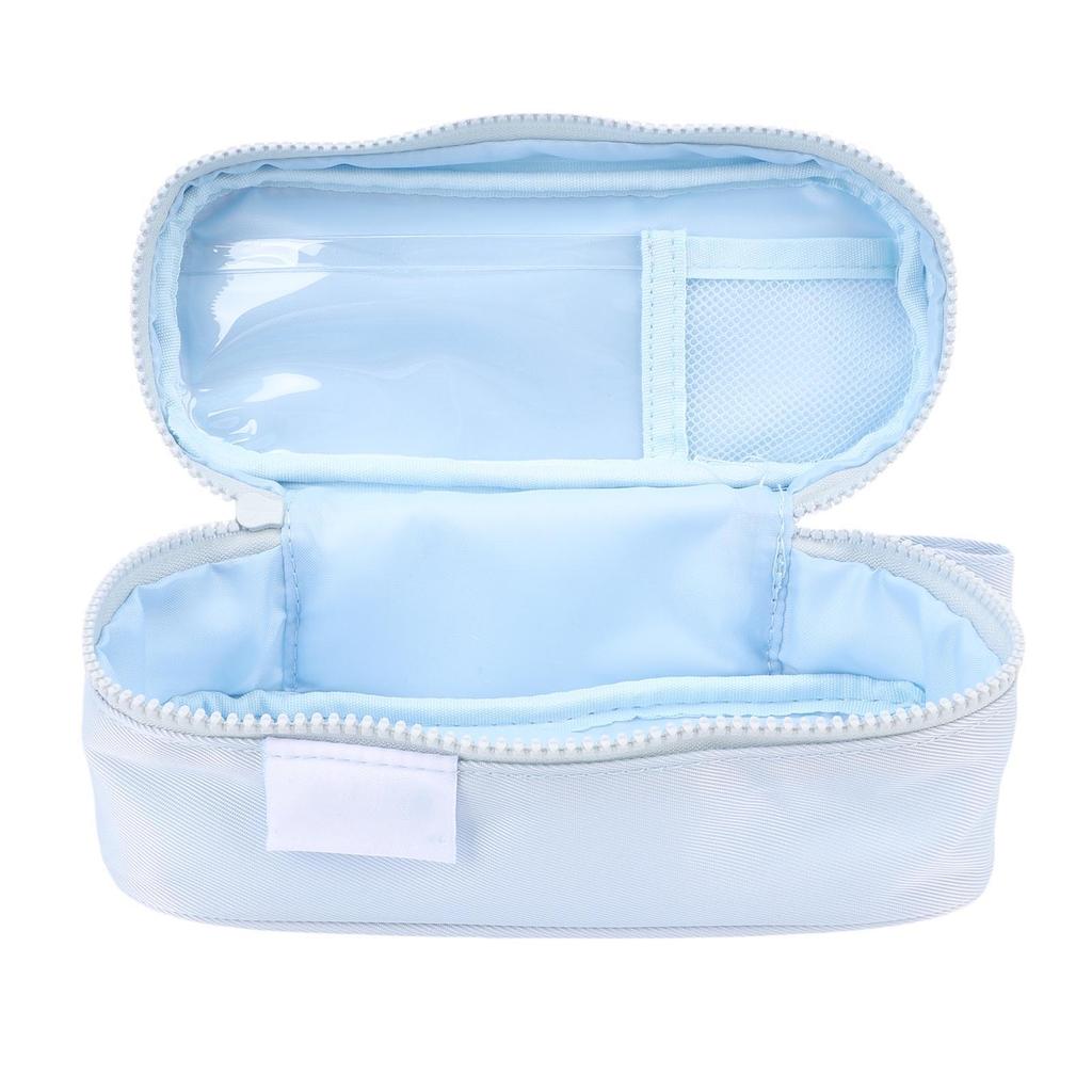 Large Capacity Flip Pen Bag Memory Fabric Vibrant Color Inner Pocket Pencil Holder for School Office Traveling